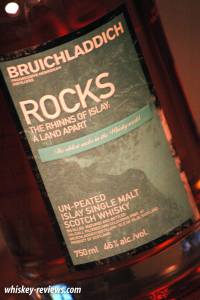 Bruichladdich Rocks Scotch Detail