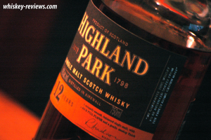 Highland Park 12 Year Old Scotch Detail