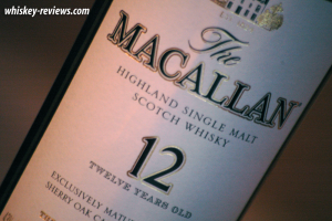 Macallan 12 Year Old Scotch Detail